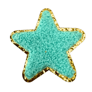 ワッペンシール 星 水色 もこもこ 人気のシール交換 スター お名前ワッペン 入園入学 幼稚園 保育園 かわいい 貼るだけ (複製)